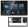 Kenwood - 7" - Android Auto/Apple CarPlay - Built-in Bluetooth - in-Dash CD/DVD/DM Receiver - Black | Plus SiriusXM SXV300v1 Connect Vehicle Tuner Kit for Satellite Radio (Renewed) view 1