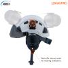 LOHASPRO Arborist Forestry Helmet Safety Hard Hat with Visor and Ear Muffs for Tree Service Logging Cutting Wood Chainsaw Helmet Garden Work Trimming Mowing(P91 White+Smoked Visor+Earmuff) view 3