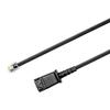 U10P-S Adapter Reversed Cable Compatible with Plantronics QD Headsets Works with Grandstream Snom Yealink Phones view 2