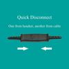 U10P-S Adapter Reversed Cable Compatible with Plantronics QD Headsets Works with Grandstream Snom Yealink Phones view 3