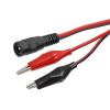 MECCANIXITY DC Male Female Jack to Alligator Clip Power Cable Connector Adapter Pigtail Wire for CCTV Camera, 5.5mm x 2.1mm, Pack of 2 view 4