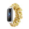 2 Packs Compatible with Fitbit Luxe Bands for Women Girl, Scrunchies Cloth Soft Pattern Printed Fabric Luxe Wristband Bracelet Elastic Straps for Fitbit Luxe Fitness Tracker (Color-D) view 3