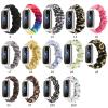 2 Packs Compatible with Fitbit Luxe Bands for Women Girl, Scrunchies Cloth Soft Pattern Printed Fabric Luxe Wristband Bracelet Elastic Straps for Fitbit Luxe Fitness Tracker (Color-D) view 4