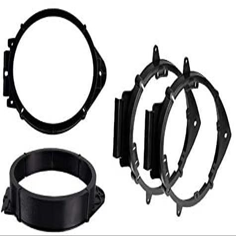 6x9 Front + 6" 6.5" 6.75" Rear Car Speaker Install Adapter Mount Bracket Plates -Made for Chevrolet: 2015-2022 Tahoe;; Made for GMC: 2015-2022 Canyon, 2015-2022 Yukon + More