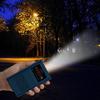 Portable Backlit AM/FM Radio MP3 Player Pocket Transistor with Flashlight 2200mah Battery Operated, Long Antenna Best Reception, Powered Replaceable,Bass,TF Card Player,Easy Tuning at Night(Blue) view 3