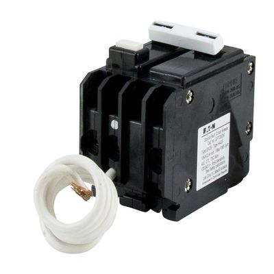 2 Set Eaton GFTCB250 Plug-On Mount Type GFTCB Ground Fault Circuit Breaker 2-Pole 50 Amp 120/240 Volt AC