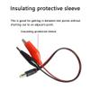 GELRHONR DC 5521 5.5x2.1mm Male to Dual Alligator Clips Power Adapter Cable,Two Alligator Clips DC Adapter Cables for LED Strip Light,Portable CCTV Security, Camera Lightin - 2 Pcs view 4