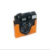 C35 AF2 Case, BolinUS Handmade Genuine Real Leather Half Camera Case Bag Cover for Konica C35 AF2 Flashmatic Camera With Hand Strap (Yellow) view 2