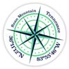 Roan Mountain Tennessee 2-Inch Vinyl Decal Sticker Latitude Longitude Compass Design view 1