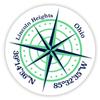 Lincoln Heights Ohio 2-Inch Vinyl Decal Sticker Latitude Longitude Compass Design view 1