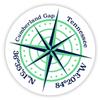 Cumberland Gap Tennessee 4-Inch Vinyl Decal Sticker Latitude Longitude Compass Design view 1