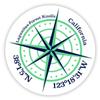 Lagunitas-Forest Knolls California 2-Inch Vinyl Decal Sticker Latitude Longitude Compass Design view 1