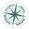 New Palestine Indiana 2-Inch Vinyl Decal Sticker Latitude Longitude Compass Design view 1