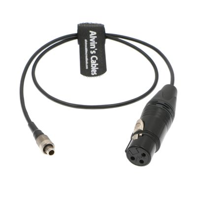 Alvin's Cables 3 Pin Male FVB 00 303 NLA to XLR 3 Pin Female Audio Cable for Sennheiser SK2000 Transmitter, Wisycom MTP60