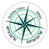 Holiday Lakes Ohio 2-Inch Vinyl Decal Sticker Latitude Longitude Compass Design view 1