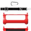 Geekria Silicone Speaker Case Cover Compatible with JBL Flip 6 Case, Protective Waterproof Soft Skin, Replacement Speakers Travel Carrying Case with Shoulder Strap (Red) view 1