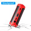 Geekria Silicone Speaker Case Cover Compatible with JBL Flip 6 Case, Protective Waterproof Soft Skin, Replacement Speakers Travel Carrying Case with Shoulder Strap (Red) view 2