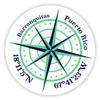 Barranquitas Puerto Rico 2-Inch Vinyl Decal Sticker Latitude Longitude Compass Design view 1