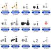 502PC Computer Motherboard Screws Kit, Motherboard Standoffs Screws for Universal HDD Hard Drive, SSD, PC Case, PC Fan, Power Supply, Graphics, CD-ROM, ATX Case, for DIY PC Installation & Repair view 2