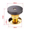 JINGERL 4Pair Mini Portable Audio Subwoofer Speaker Spikes Speakers Repair PartsDIY Speaker 24K Shock Absorb Pin Nails & Pads Accessory view 4