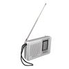 AM FM Portable Pocket Radio, Compact Transistor Radios, Best Reception, Speaker, Earphone Jack, Long Lasting, 2 AA Battery Operated for Indoor, Outdoor & Emergency Use (Silver) view 3