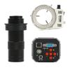 Microscope Accessories Kit 2MP 1/2.5 Inch 3 In1 Digital Industrial Microscope Camera 130X Zoom C Mount Lens Microscope Slides (Color : 130X and Light, Magnification : 40mm Ring) view 1