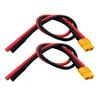 FLY RC 2Pcs XT60 Female to 4mm Banana Bullet Female Connector Adapter Cable 12awg 30cm for iSDT Charger view 1