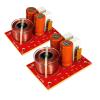 JINGERL 2PCS 2 Way Speaker Frequency Divider 4Ohm-8Ohm 80W Crossover Board Treble Bass Crossover Divider 48Hz-20KHz Frequency Response (Size : 2 pieces) view 1