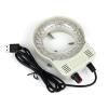 Microscope Kit White Adjustable 6500K 5500K USBLED Ring Light Illuminator Lamp DC 5V Adapter, Industry Stereo Microscope Camera Magnifier Microscope Lens Adapters (Color : White) view 1
