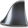 Car Roof Shark Fin Antenna FM/AM Radio Signal Shark Fin Antenna Cover Vortex Stereo Radio Aerial Signal Grey view 4