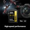 Lexar 256GB Professional 1800x UHS-II SDXC Memory Card (Gold Series) view 3
