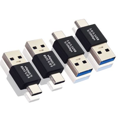Leehitech USB C Male to USB Male Adapter, Type-C Male to USB Male Adapter, USB C to A Male to Male Adapter for Data Synchronization and Charging (4 pcs)