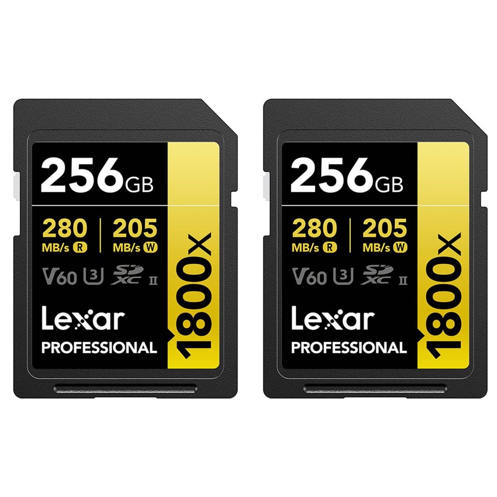 Lexar Professional 1800X 256GB SDXC UHS-II 2pack