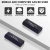 Leehitech 3.1 USB Type C Extension Adapter USB C Female to Female Adapter(4 pcs) USB Type C Female Extender for All USB C Devices, Support 10Gbps Rate view 4