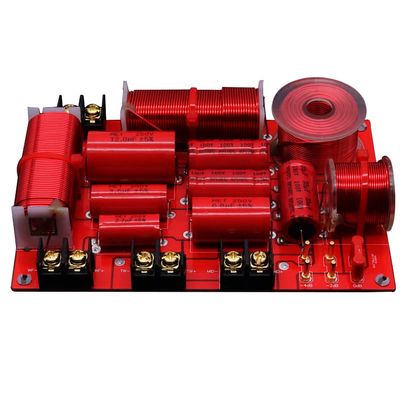 JINGERL 350W 750HZ 5KHZ 3 Way Crossover Board Treble Midrange Bass Frequency Divider 4Ohm-8Ohm Speaker Filter Bookshelf Home Audio 1PC (Color : 1 Piece)