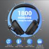Bluetooth Headset for PC, Wireless Computer Headphone with AI-Powered Environmental Noise Cancelling Microphone & 2.4G USB Dongle, 55H Playtime, Over Ear Comfort Office Headset for Work, Laptop, Zoom view 3
