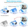 120 Days Storage 2-Way Audio & 130 Ultra Wide-Angle 5.5MP 2 Antennas Outdoor Security Wireless Camera System WiFi Cameras Video Surveillance DVR Kits view 4