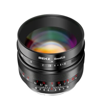 Meike 50mm f0.95 Large Aperture Manual Focus APS-C Lens Compatible with Canon EF-M Mount Mirrorless Cameras EOS M M2 M3 M5 M6 M10 M50 M100 M6II M200 etc