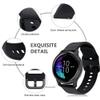 ViCRiOR Bands Compatible with Garmin Venu/Venu Sq/SQ 2 Smart Watch, 20mm 6PCS Soft Silicone Replacement Band for Garmin Vivoactive 3 / Vivomove/Luxe/HR view 2