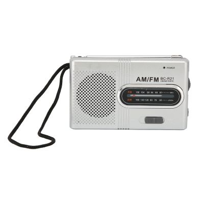 Portable Radio, AM FM Transistor Radio with Long Range Reception, Radio with Speaker and Headphone Jack for Indoor Outdoor and Emergency Use