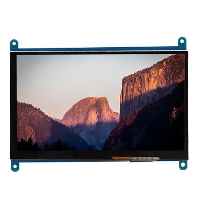 7 Inch HD Display Screen, 1024x600 Ultra Clear Resolution Capacitive Touch Backlight Independent Control Monitor for 8 10 System