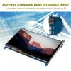 7 Inch HD Display Screen, 1024x600 Ultra Clear Resolution Capacitive Touch Backlight Independent Control Monitor for 8 10 System view 3
