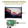 7 Inch HD Display Screen, 1024x600 Ultra Clear Resolution Capacitive Touch Backlight Independent Control Monitor for 8 10 System view 4