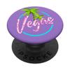 Las Vegas, Nevada Gambling, Palm Trees, Casinos, Neon Lights PopSockets Swappable PopGrip view 1