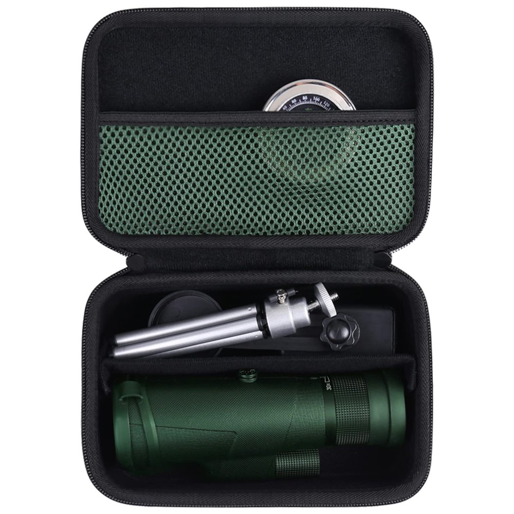Khanka Hard Monocular Telescope Storage Box Holder Carrying Case Replacement for Gosky 12x55, Titan 12X50/ Pankoo 40x60, 16x52, 12x50/ Wingspan Optics 12x50 High Powered Monocular Telescope, Case Only