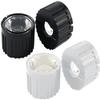 TOPXCDZ 50PCS High Power 1W 3W 5W LED Lens 20MM PMMA Lenses with Bracket 5 15 25 30 45 60 90 120 Degree for 1 3 5 Watt Light Beads (8 Degree, White Bracket) view 1