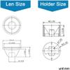 TOPXCDZ 50PCS High Power 1W 3W 5W LED Lens 20MM PMMA Lenses with Bracket 5 15 25 30 45 60 90 120 Degree for 1 3 5 Watt Light Beads (8 Degree, White Bracket) view 4