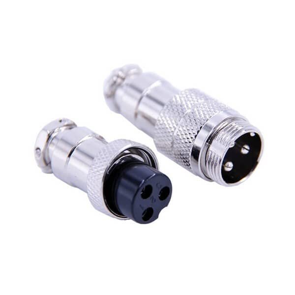 10pcs GX16 3 Pin Connector Straight Male Female Cable Connector