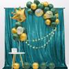 10Ft x 10Ft Teal Sequin Backdrop Curtain, Glitter Thick Not See Through Satin Sequin Background Drapes, Opaque Sparkly Backdrop Curtain, Sequin Backdrop for Xmas Thanksgiving Wedding Party Decor view 4