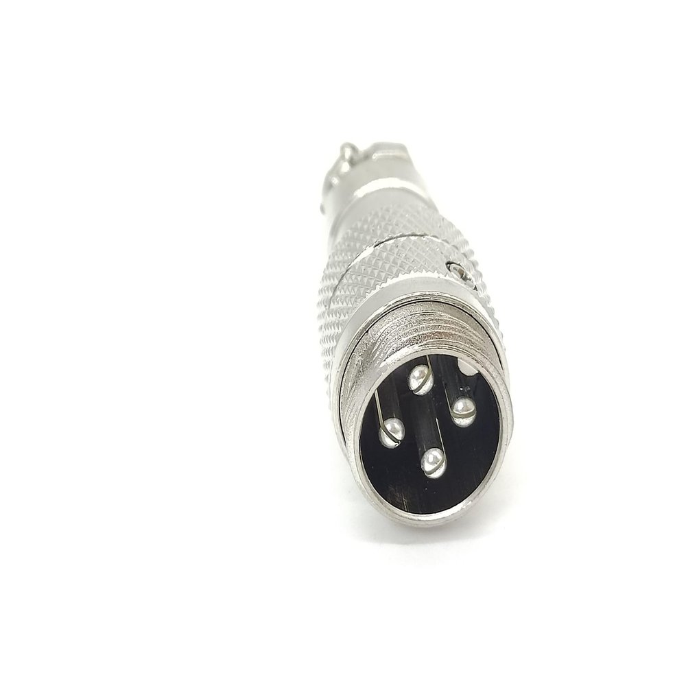 10pcs GX16-4P Male Plug Straight Docking Cable Connector